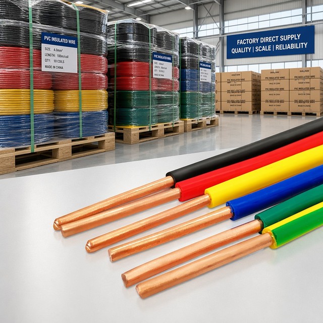 Fire Retardant Stranded Aluminum Core PVC Insulated Power Cable Low Voltage Electrical Wire for Industrial Building Distribution