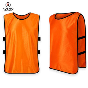 Wholesale High Quality Polyester Soccer Vest Custom Breathable Football Training Bibs Name <b>Printing</b> 100% <b>Mesh</b> High Soccer Wear - Product Image 2