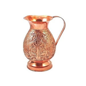 Jarra de Almacenamiento de Agua de Cobre de Último Diseño con la Mejor Calidad, Jarra Redonda para Jugos y Batidos al Mejor Precio en India - Product Image 5