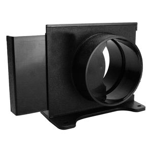 Kit de démarrage pour système de collecte de poussière avec balai à poussière manuel en plastique réutilisable de 4 pouces, raccords en Y, coudes et vannes d'évacuation pour atelier et garage - Product Image 2