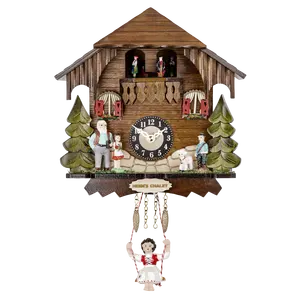 Шале Хейди, качающиеся кукольные сувенирные настенные часы с танцующими фигурами с кукушкой или Вестминстерский колокольчик, распродажа