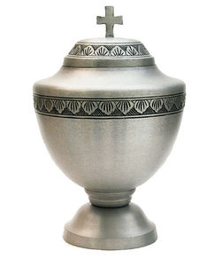 Venta caliente cepillo tradicional estaño recuerdo urna Metal adulto cenizas Memorial cremación urna para funerales cementerio Entierros - Product Image 6