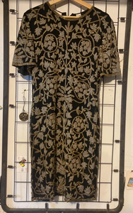 เสื้อคอตต้อนตาข่ายผ้าซาตินแบบสั้นงานตัดเย็บด้วยคริสตัลประดับด้วยลูกปัดยาวโปร่งแห้งเร็วระบายอากาศได้ดี - Product Image 2