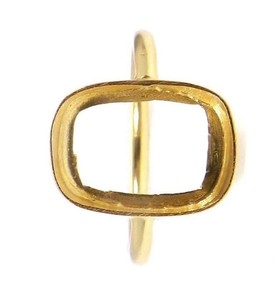 2025 haute qualité 925 argent Sterling Rectangle coussin montage lunette tasse 4x6mm-15x20mm bricolage pince métal bijoux anneau réglage - Product Image 3