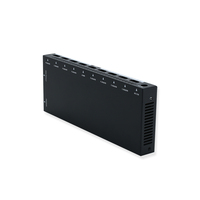 Boîtier de batterie pour projet PCB en aluminium, fabrication sur mesure de tôles pliées de précision, montage en rack 1U 19 pouces, OEM