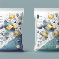 Sacs en plastique laminés à dos scellé sur mesure pour snacks, chips, popcorn, chips de pommes de terre, sacs anti-odeurs