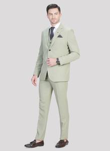 ชุดสูทผู้ชายสีเขียวพิสตาคลาสสิกคุณภาพเยี่ยม 5 ชิ้น สำหรับงานแต่งงาน งานองค์กร และงานปาร์ตี้ มีจำหน่ายในราคาที่ดีที่สุด - Product Image 3