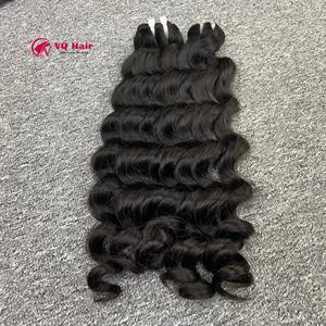 Vietnam 100% Extensions de cheveux humains vierges vague bouclée naturelle crépue bonne qualité Remy 28-36 pouces vendeurs vietnames crus 100% - Product Image 1