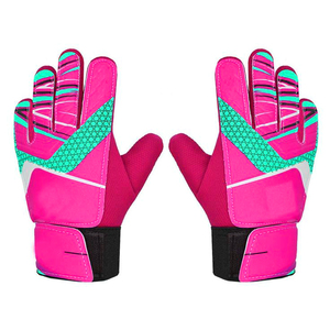 Guantes de Portero Morados y Verdes con Palma de Látex Antideslizante, Diseño de Agarre de Panal y Dorso de Goma Inyectada para Porteros de Fútbol - Product Image 5
