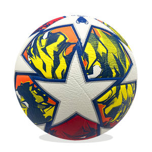 ลูกฟุตบอลมืออาชีพขนาด5สำหรับผู้ใหญ่ลูกฟุตบอลแบบกำหนดเองได้วัสดุหนัง PU นิ่ม - Product Image 1
