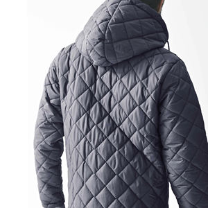 Men's Custom Hooded Winter Puffer Jacket - Warm Regular-Fit Coat with Custom Logo Solid Color Zipper Design - Product Image 2