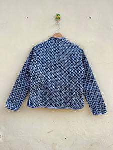 Patchwork matelassé vestes coton Floral Style bohème automne hiver veste manteau Streetwear Boho matelassé réversible veste - Product Image 2