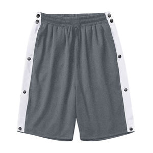 Shorts de basket-ball en laine unie pour hommes avec un ajustement confortable, service OEM, respirant et à séchage rapide pour la salle de sport, la course à pied, l'usage quotidien et décontracté - Product Image 2