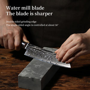 Vente en gros de commandes personnalisées, service OEM ODM, couteau de chef professionnel en acier inoxydable, couteau de cuisine damas tranchant pour légumes - Product Image 5