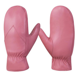 Moufles en cuir personnalisées pour cadeaux d'entreprise avec doublure chaude et design unisexe élégant pour les saisons froides - Product Image 1