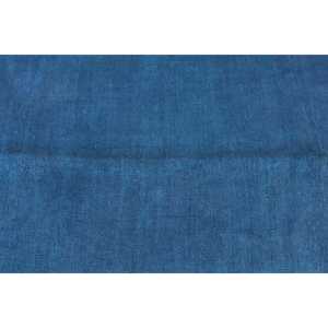 Alfombra Vintage Estilo Runner de 3.1x11.6 pies (94x355 cm), Alfombra de Lana Turca Azul del Suroeste - Product Image 5