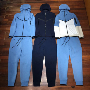 Personalizado Nueva llegada Chándal Fútbol Hombres Chándales Logo Zip Plain Jogging Hombres Chándal Hombres Sudaderas con capucha - Product Image 2