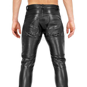 Pantalones de Cuero para Hombre, Atuendo Clásico y Elegante, Pantalones de Cuero para Hombre, Material Duradero y Moderno, Pantalones de Cuero para Hombre - Product Image 5