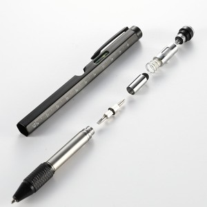 Bolígrafo Multifunción con Luz LED, Abrebotellas, Regla, 9 Funciones, Herramienta de Estilo, Destornillador, Bolígrafos LED, Regla, Regalo para Hombre - Product Image 3