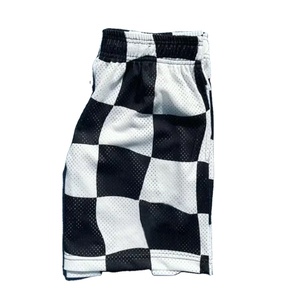 Short de basket-ball d'été pour hommes nouveau noir blanc bloc de couleur séchage rapide 100% coton décontracté velours côtelé approvisionnement OEM - Product Image 4