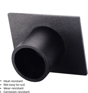 Bougeoir au design minimaliste Bougeoir de décoration d'éclairage de table noir moderne avec base rectangulaire Décoration exceptionnelle - Product Image 2
