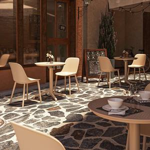 Silla de Comedor Contemporánea de Plástico Tilia Modelo Shell P para Hogar, Bar, Bodega y Taller - Garantía de 2 Años - Product Image 6