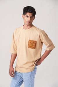 Camisetas personalizadas lisas en blanco de algodón pesado 280 GSM camiseta de gran tamaño camiseta de alta calidad con cuello redondo para hombres - Product Image 6