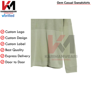 Premium Organic Cotton <b>Crewneck</b> <b>Sweater</b> for Men Soft Ribbed Knitted Pullover Classic Solid Color Casual Sweatshirt Long Sleeve - Product Image 6