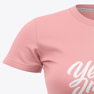 OEM Custom Women's Casual Short Sleeve Heavy Cotton <b>T</b>-<b>shirt</b> Breathable O-Neck Logo Screen Printed Quick Dry for Diamond - Product Image 4