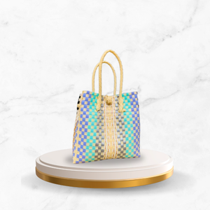 Sembagi Eco-Friendly Premium Recycled <b>Plastic</b> Handbag for Women New Style Weaved in Indonesia Adult Colorful - Product Image 3