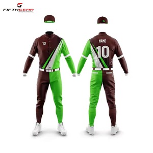 Personalizado Hombres Béisbol Softball Jerseys Transpirable Uniforme Conjunto Nombre Logo Diseño Tallas grandes Alta Calidad Exportación Personalizada - Product Image 6