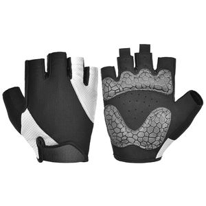 Gants de cyclisme unisexes personnalisés à demi-doigts, gants de sport en cuir pour la course à vélo d'été, antidérapants, taille XL pour homme, sécurité avant tout - Product Image 4