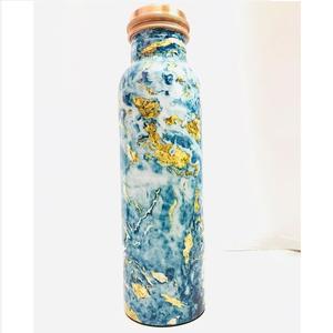 Unique Design Stylish Handmade Copper Water <b>Bottle</b> High Quality Copper Water <b>Bottle</b> for Home and <b>Traveling</b> use - Product Image 1