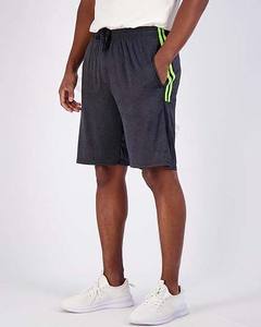 Pantalones cortos de gimnasio de verano para hombre, pantalones deportivos informales de algodón sólido con bolsillo, para correr en la playa, muestra gratis de músculo antiarrugas liso - Product Image 2