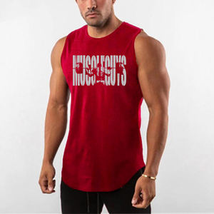 Camiseta informal sin mangas de punto de verano de alta calidad para hombre, camiseta de malla para culturismo, camiseta muscular sin mangas ajustada - Product Image 4