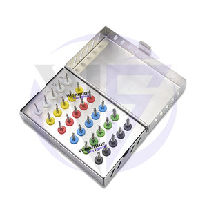 Kit de brocas helicoidales universales de 30 piezas para implantes dentales brocas quirúrgicas Wenquar con tapón e instrumentos de acero de Control de profundidad - Product Image 3