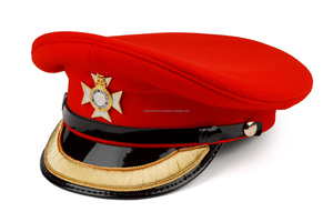 Premium custom uniform caps bullion badge structured fit high quality ceremonial <b>hats</b> elegant durable headwear manufacturer - Product Image 2