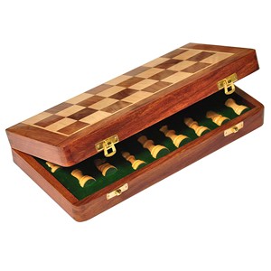 <b>Wooden</b> Handmade Foldable <b>Chess</b> <b>Board</b> / <b>Wooden</b> <b>Chess</b> <b>Board</b> for Kids and Adults (16 X 16 Inches) - Product Image 5