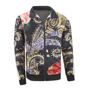 Ensemble de sport 2 pièces à fermeture éclair pour homme, survêtement d'hiver à sublimation avec col à capuche, équipement d'entraînement actif, grande taille - Product Image 2