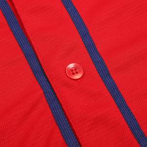 Maillot de Baseball personnalisé hommes équipe uniforme chemise boutonnée à manches courtes respirant maille vêtements de sport haut vêtements d'entraînement athlétique - Product Image 4
