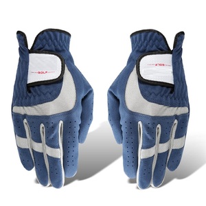 Guantes de golf de cuero Cabretta 100% con logotipo personalizado OEM para hombre, suaves, a todo color, para zurdos con empuñaduras, gran oferta para deportes - Product Image 3