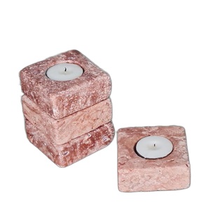 Nouveau support de lampe à thé en marbre vert pour la décoration intérieure Pièce d'accent élégante pour la décoration de table de Noël et les occasions spéciales - Product Image 2