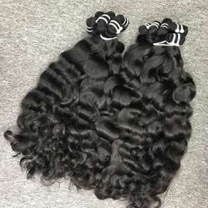 2024ต่อผมหยักศกธรรมชาติแบบ1B 100% ผมดิบจากเวียดนาม - Product Image 2