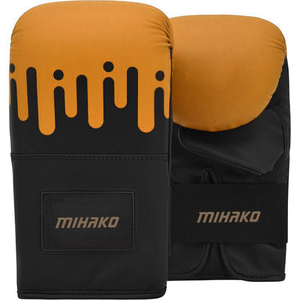 Mitaines de boxe en cuir à lacets avec logo personnalisé, prix de gros professionnel, offrant une excellente protection pour les combattants - Product Image 2