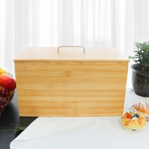 Caja de pan de bambú natural personalizada, caja de pañuelos de bambú hecha a mano, decoración natural ecológica para el hogar y la Mesa, venta al por mayor de Vietnam - Product Image 4