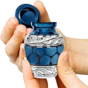 Proveedor indio listado superior que vende urnas de cremación de recuerdo de metal de aluminio 100% de estilo moderno de diseño personalizado de India - Product Image 2