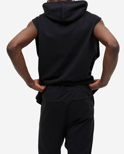 Pantalon de survêtement évasé décontracté pour hommes Logo personnalisé Haute élasticité Séchage rapide Fitness Jambe large Distressed Canvas Waist Mid Waist Style - Product Image 4