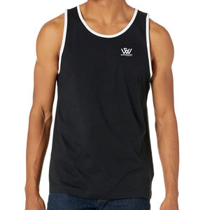 Wholesale Price Solid Color Men's Casual <b>Knitted</b> <b>Tank</b> <b>Top</b> 100% Cotton Breathable Customized OEM Service Sports Wear - Product Image 2