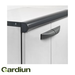 Garden Storage Low <b>Cabinet</b> Sintra 2 With Two Doors | Outdoor Garden Supplies | Product ready to Ship From Spain - Product Image 3