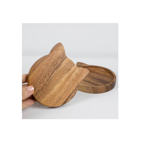 Wood Spoon Rests and Customized Size Wooden Spoon Rest Holder for Home Natural Craft - Product Image 2
